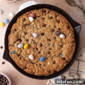 Cadbury Mini Egg Skillet Cookie