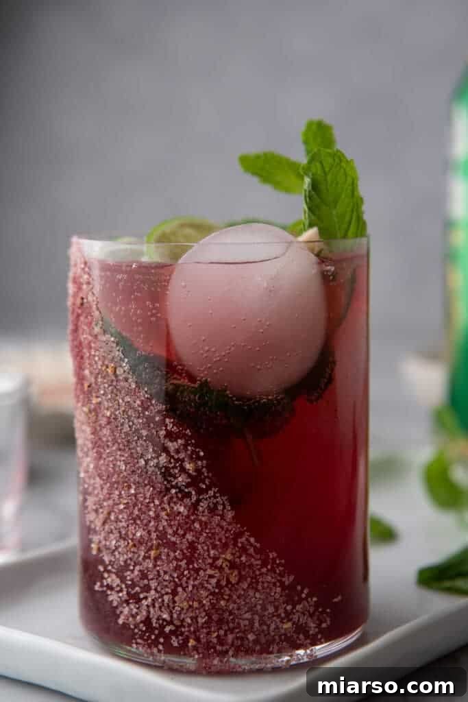 a finished non-alcoholic drink 