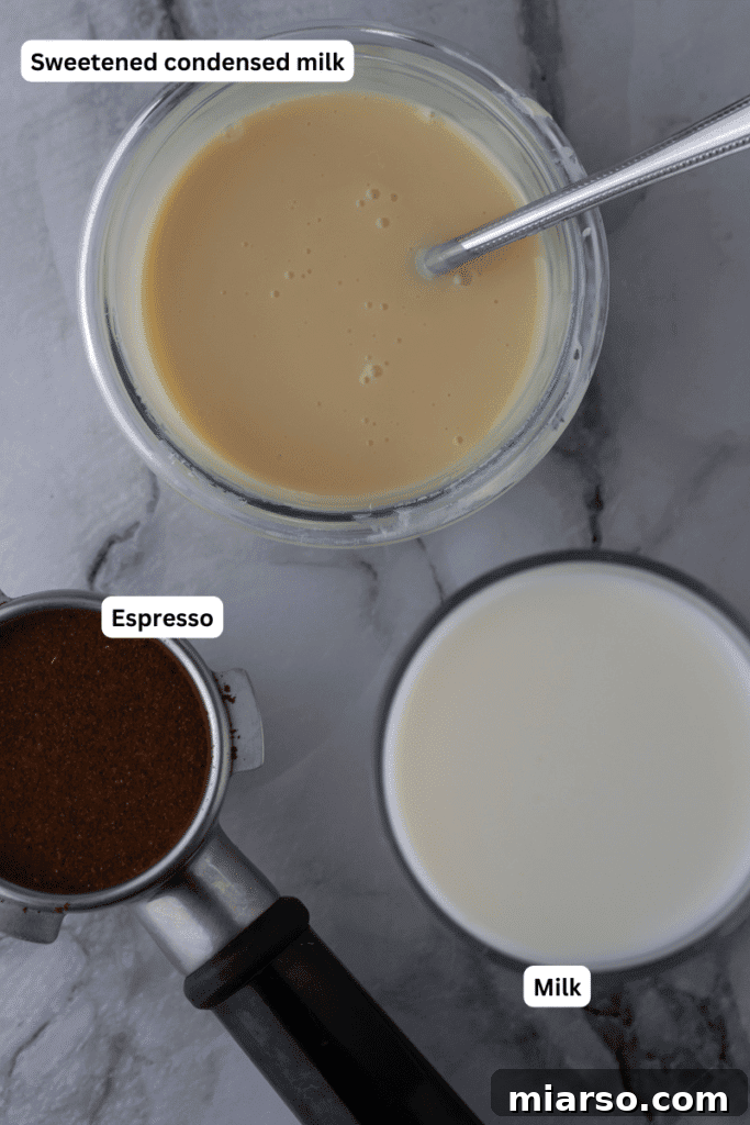 Decadent Homemade Spanish Latte Recipe 3 spanish latte ingredients