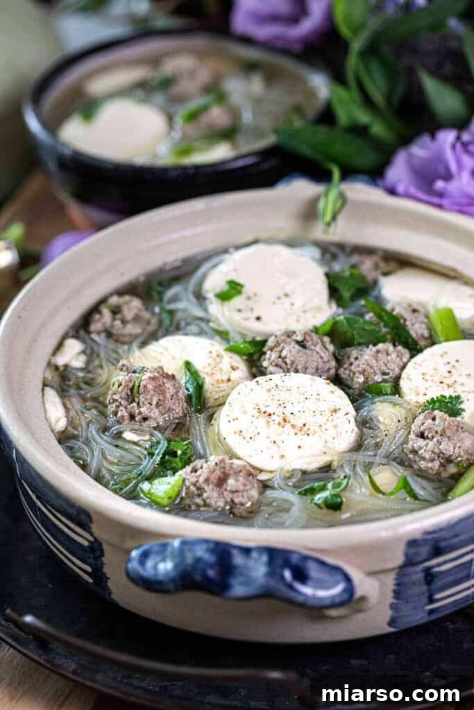 Glass noodle soup