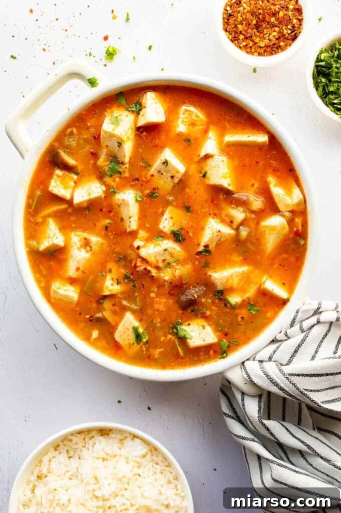 Spicy silken tofu recipe