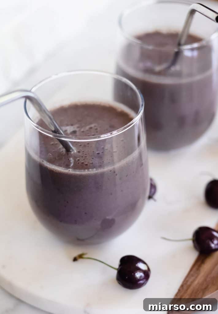 Vegan High protein chocolate smoothie