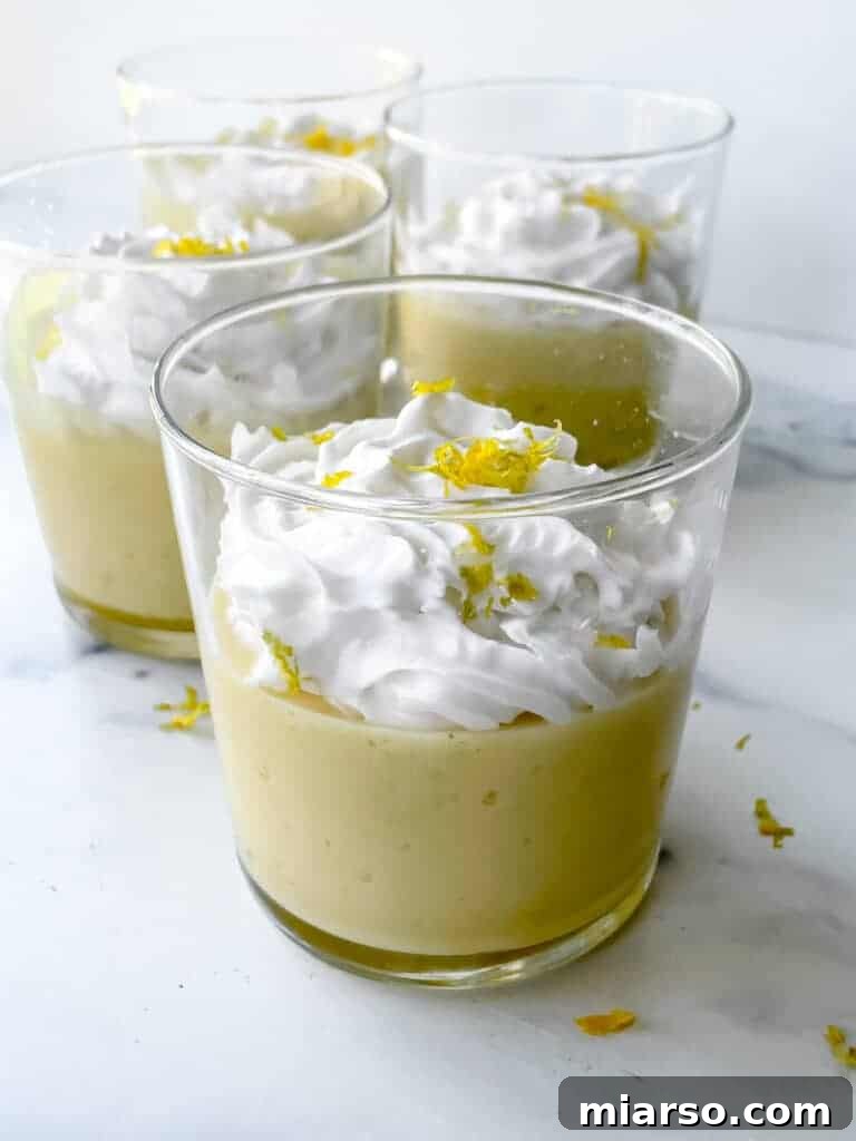 silken tofu lemon pie cups