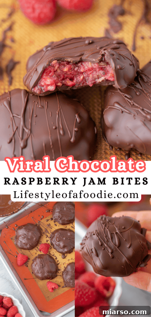 Chocolate Raspberry Jam Bites 