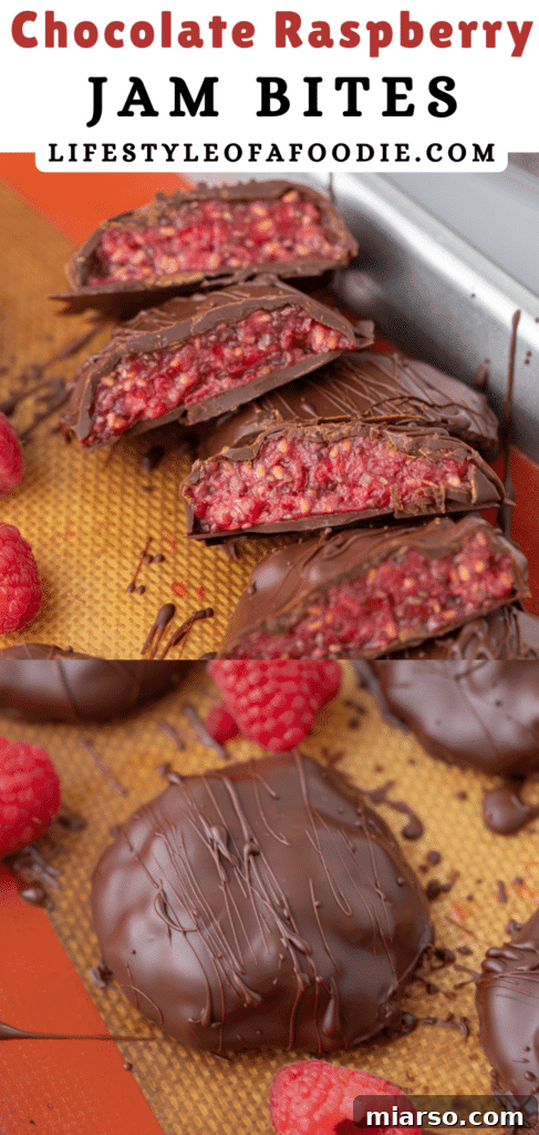 Chocolate Raspberry Jam Bites 