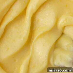 Microwave Magic: Luscious Lemon Curd in Minutes 14 Close-up overhead shot of the microwave lemon curd recipe