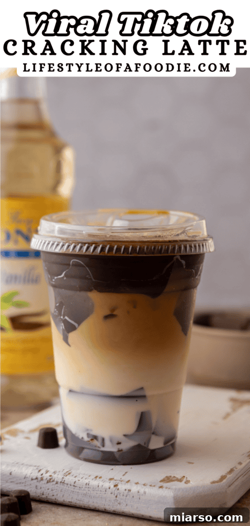 Viral Tiktok Cracking Latte