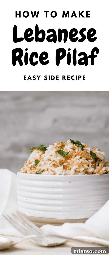 How to make Lebanese rice pilaf with vermicelli