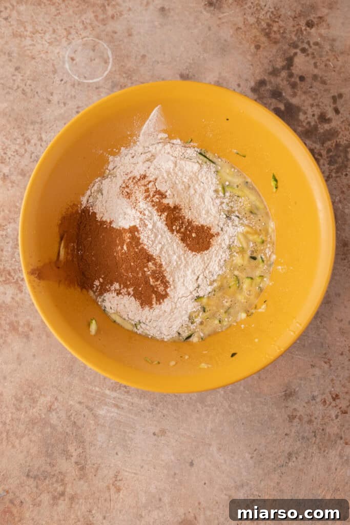 unmixed ingredients in a bowl