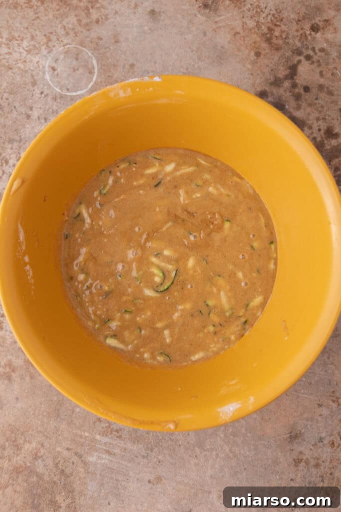 mixed ingredients in a bowl