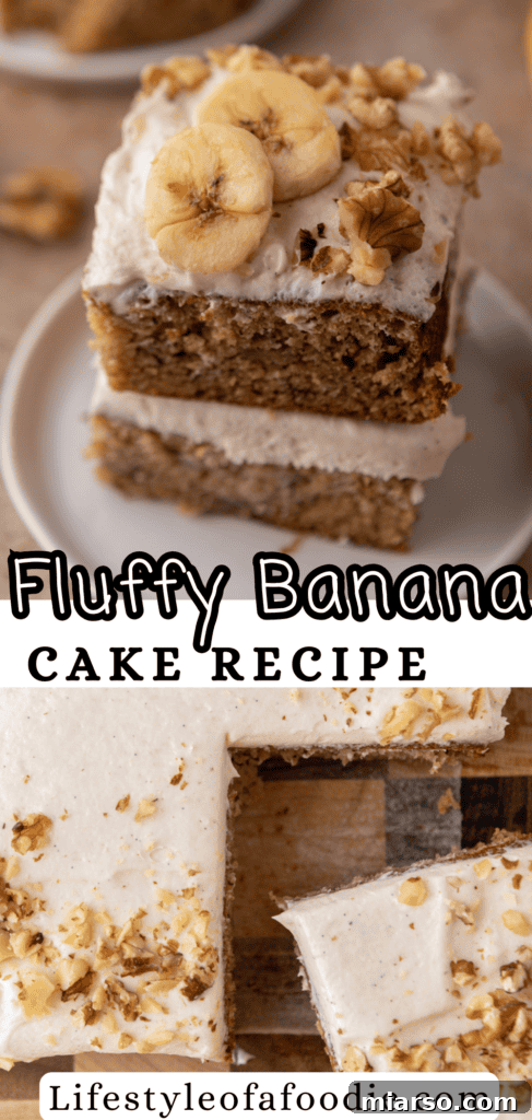 Simply Irresistible Banana Cake 19 Beautifully frosted banana cake ready to be served