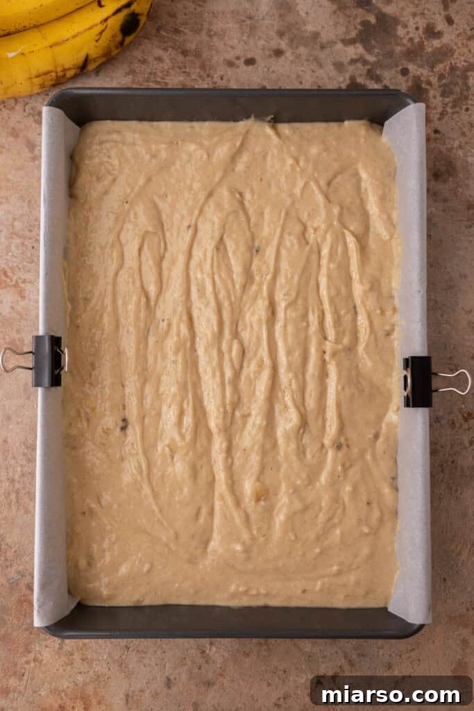 Simply Irresistible Banana Cake 10 Baked banana cake cooling in the pan