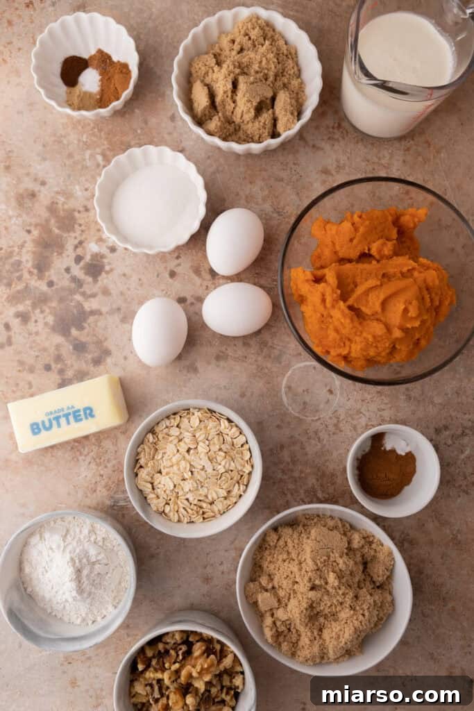 pumpkin crisp recipe ingredients