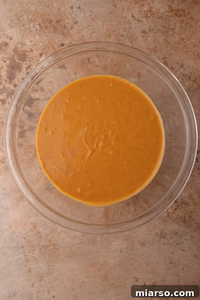 mixed filling ingredients in a bowl
