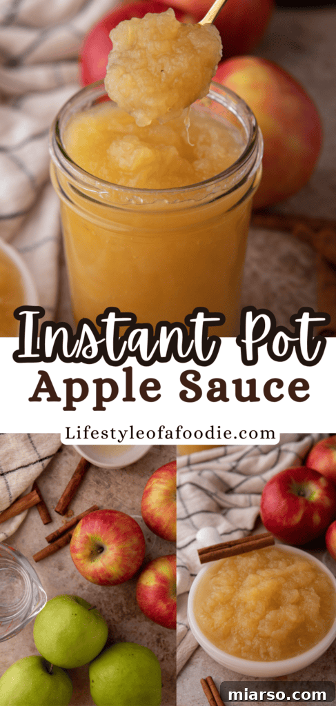 Effortless Instant Pot Applesauce Perfection 12 Instant Pot Applesauce ready in a jar for storage