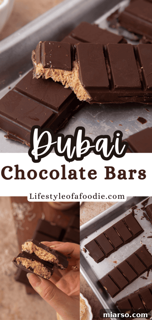 dubai pistachio chocolate bar recipe pinterest pin