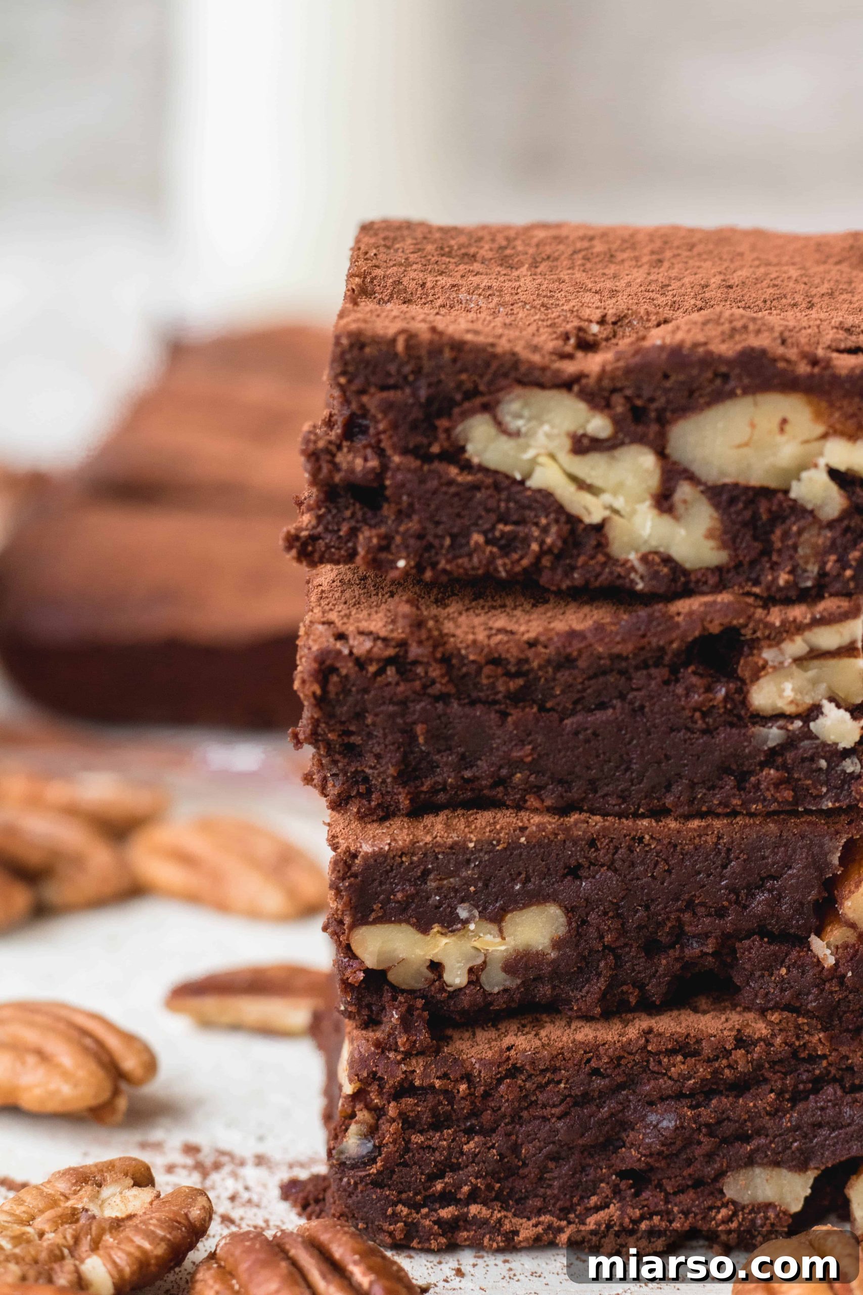 Sweet Serenity: 20 Baking Recipes for Stress Relief 5 The best chewy brownies with cocoa powder for stress baking