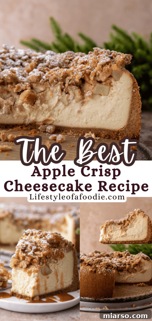 Apple Crisp Cheesecake Recipe