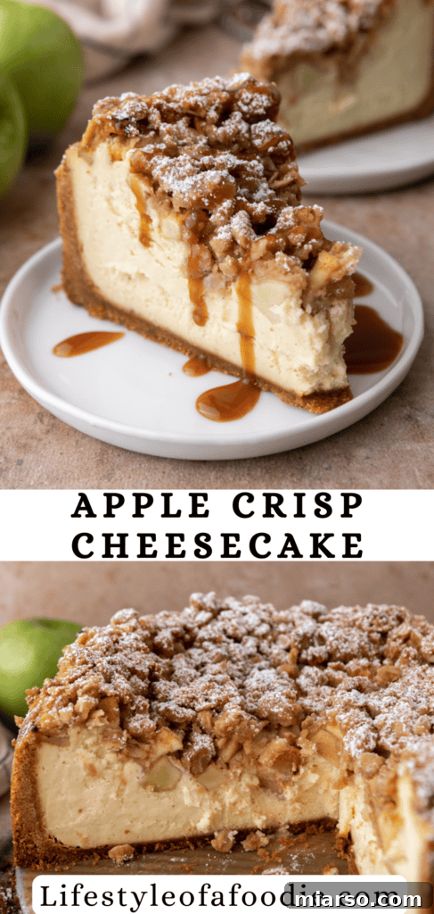 Apple Crisp Cheesecake Recipe