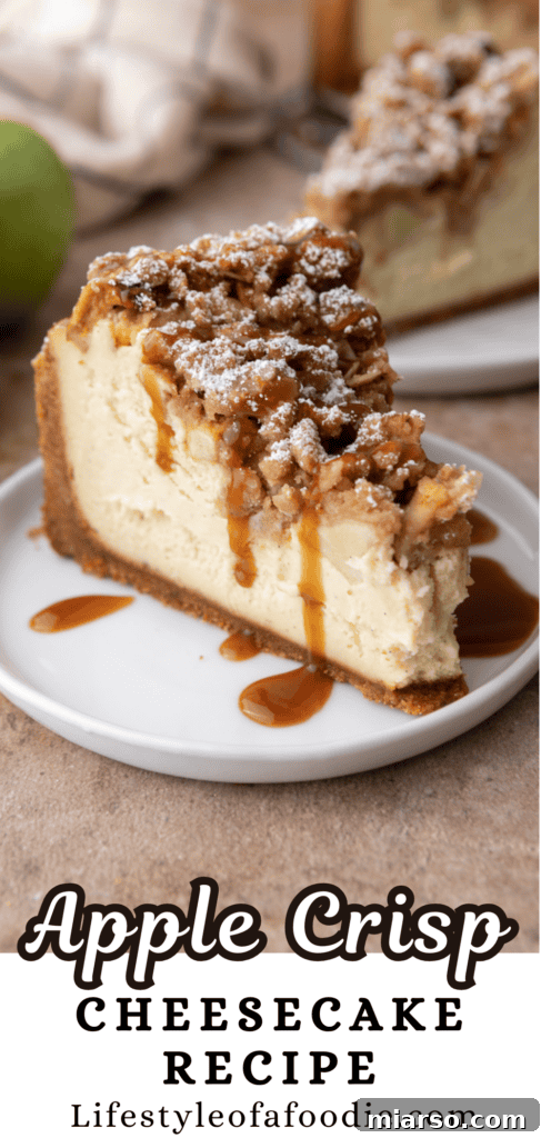 Apple Crisp Cheesecake Recipe