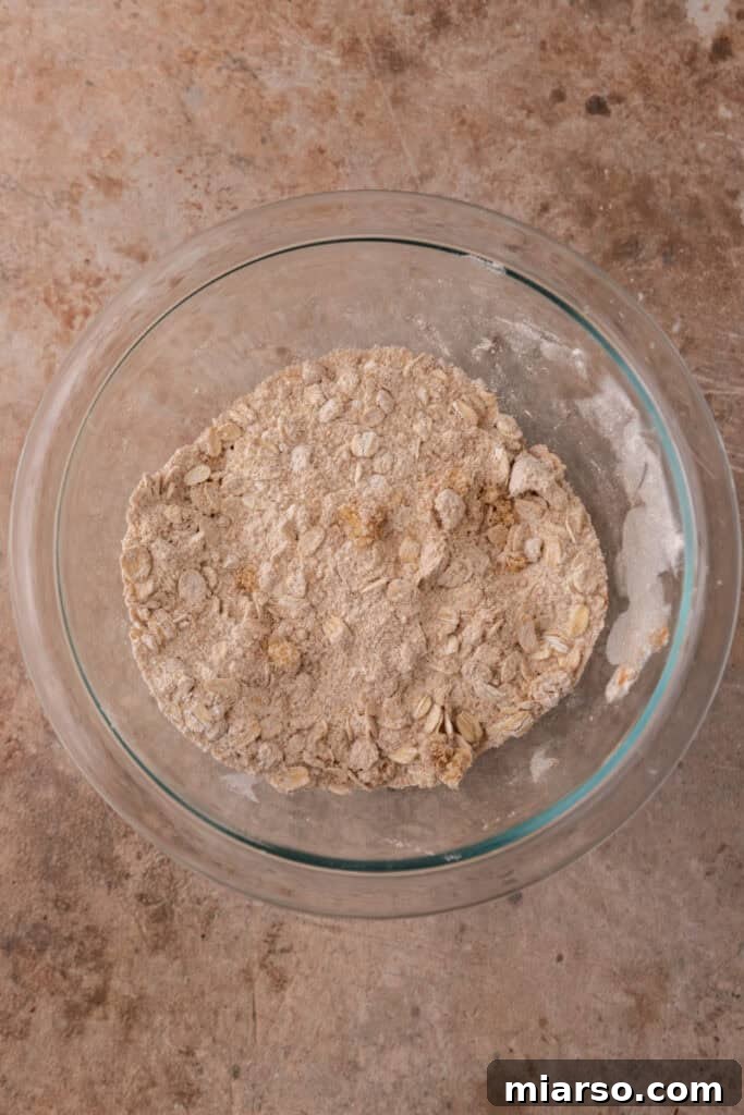 unmixed ingredients in a bowl