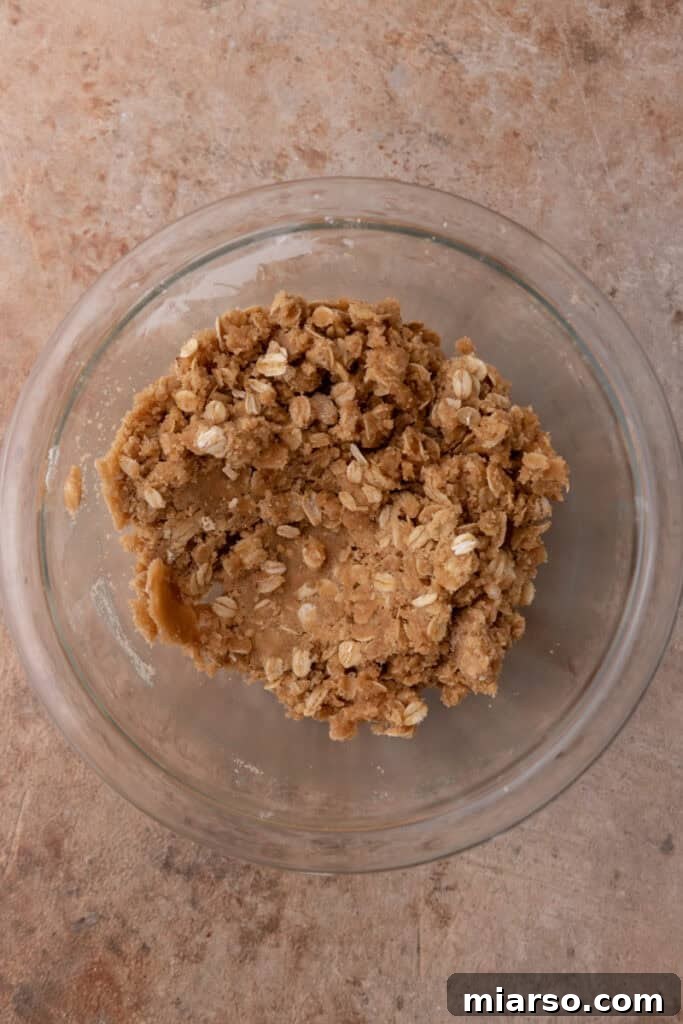 mixed ingredients in a bowl