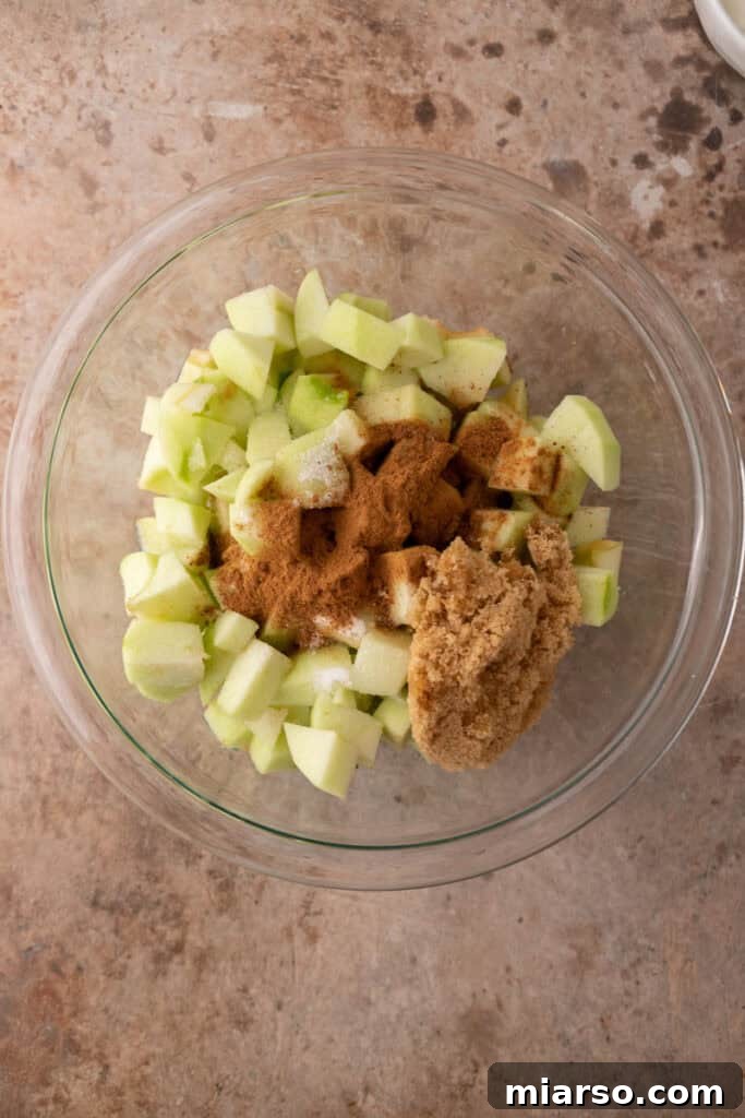 unmixed ingredients in a bowl