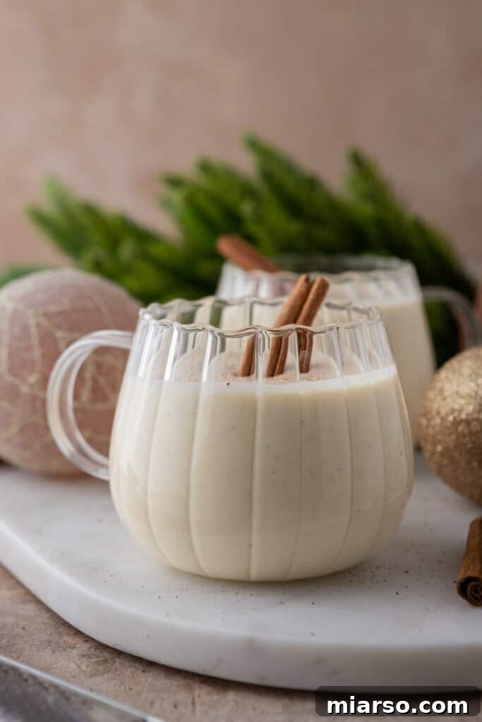 Craft Your Own Creamy Holiday Eggnog 11 homemade eggnog recipe in a glass