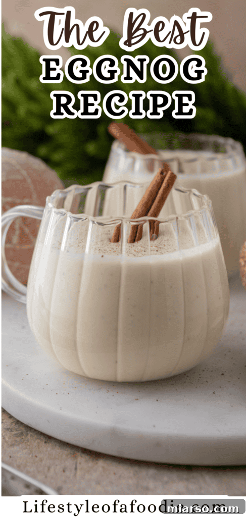 Craft Your Own Creamy Holiday Eggnog 16 homemade eggnog recipe pinterest pin