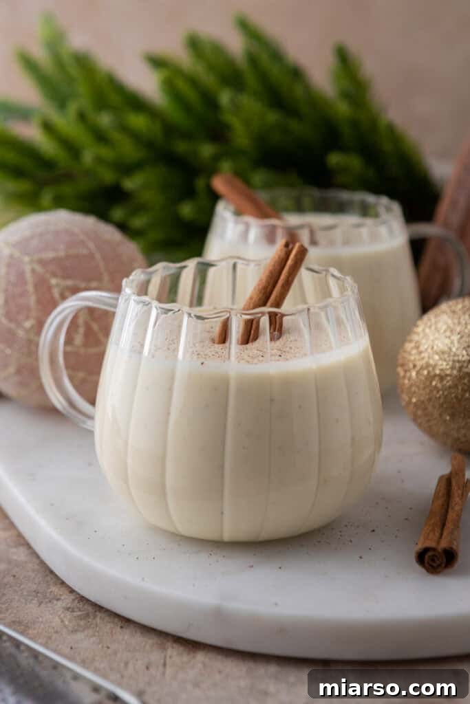 Craft Your Own Creamy Holiday Eggnog 4 homemade eggnog recipe in a glass