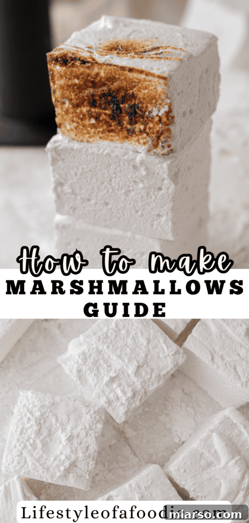 homemade marshmallows pinterest pin image 3