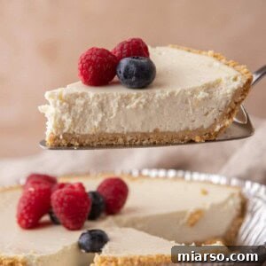 High Protein Cottage Cheese Cheesecake being scooped up