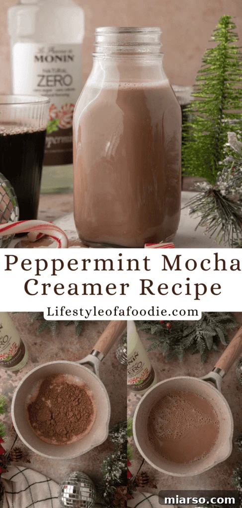The Ultimate DIY Peppermint Mocha Creamer 11 Pin for Homemade Peppermint Mocha Creamer