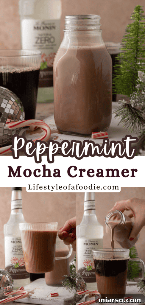 The Ultimate DIY Peppermint Mocha Creamer 12 Pin for Easy Peppermint Mocha Creamer Recipe