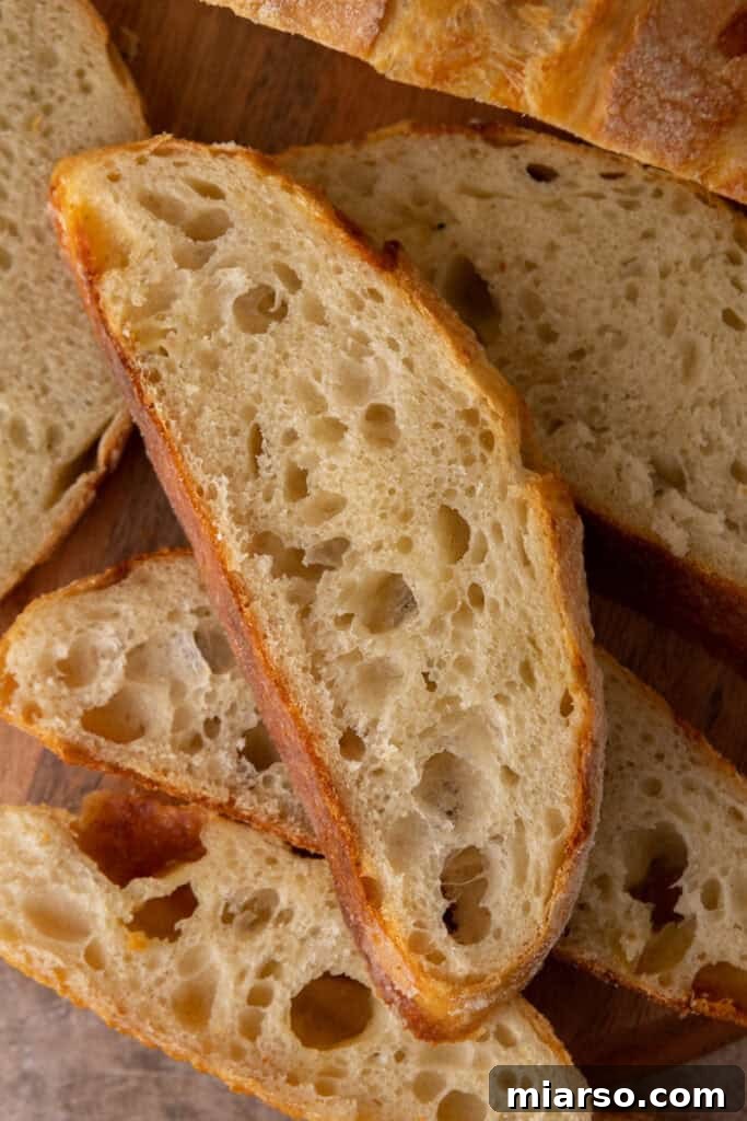 overhead shot of the small batch sourdough bread recipe