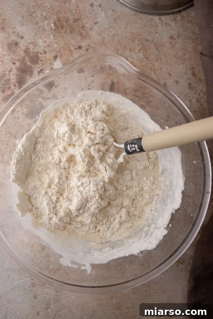 unmixed ingredients in a bowl