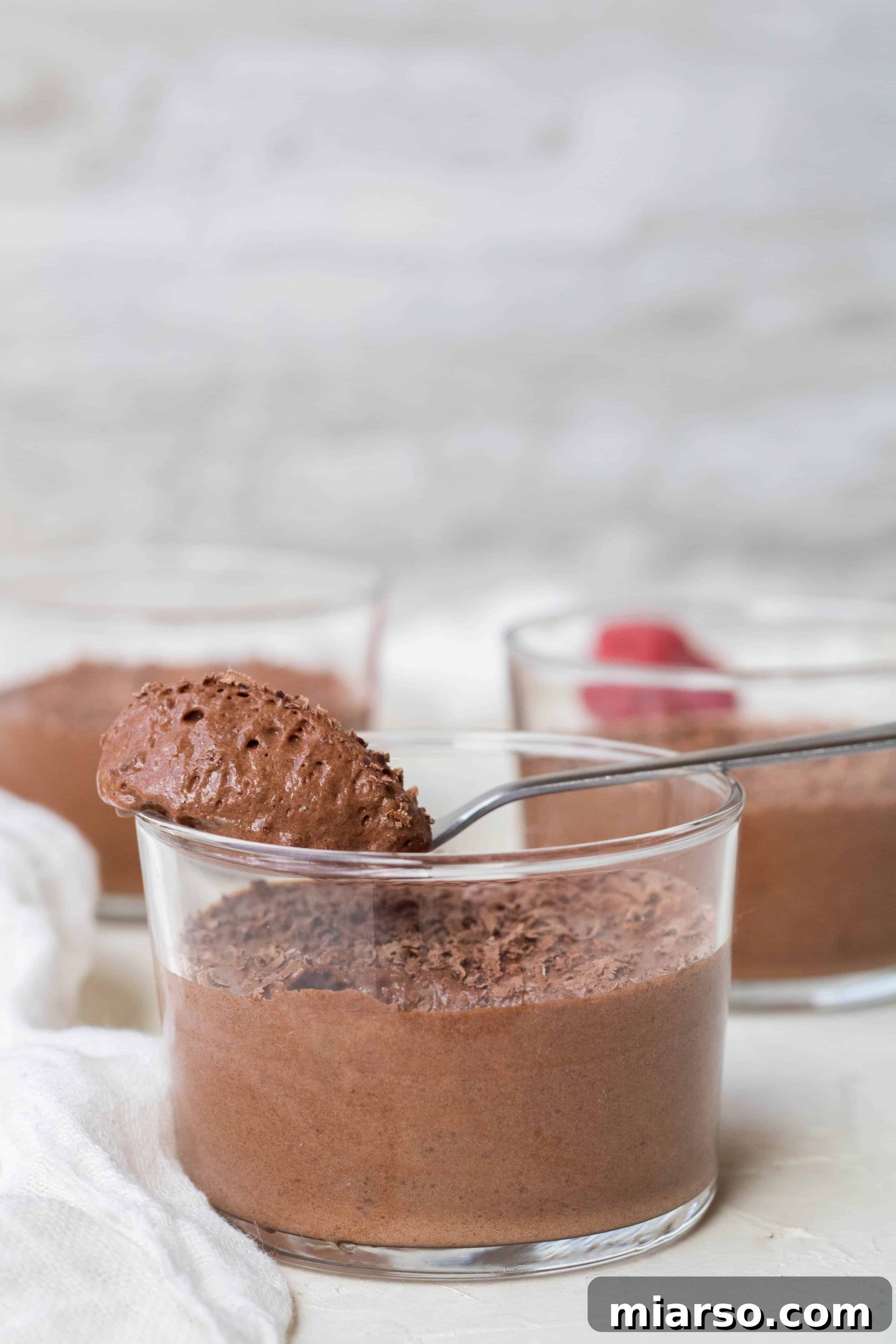 Vegan chocolate mousse