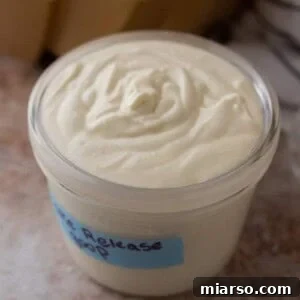 Homemade Cake Release (Goop) in a jar