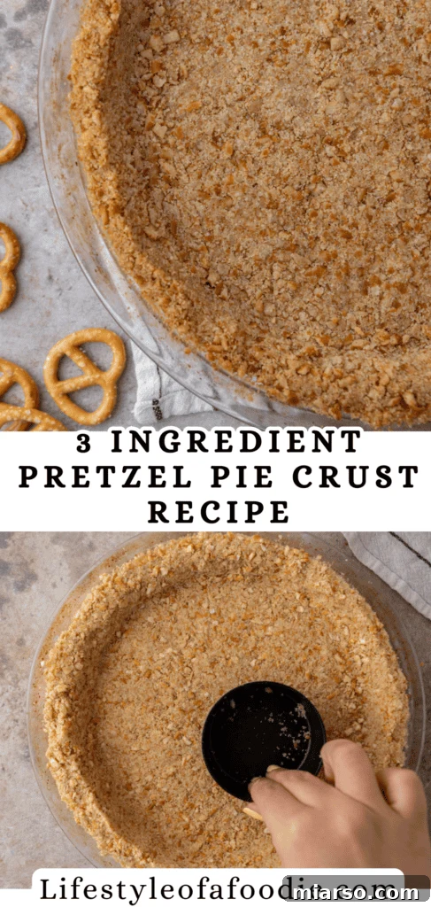 Ultimate Pretzel Pie Crust 15 A stunning pie with a crunchy pretzel crust, perfect for any dessert.