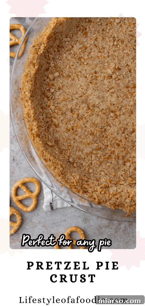 Ultimate Pretzel Pie Crust 16 Close-up of a delightful Pretzel Pie Crust, highlighting its golden texture.