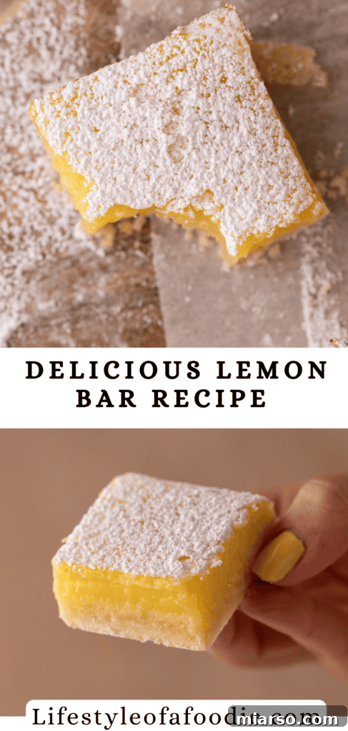 small batch lemon bars
