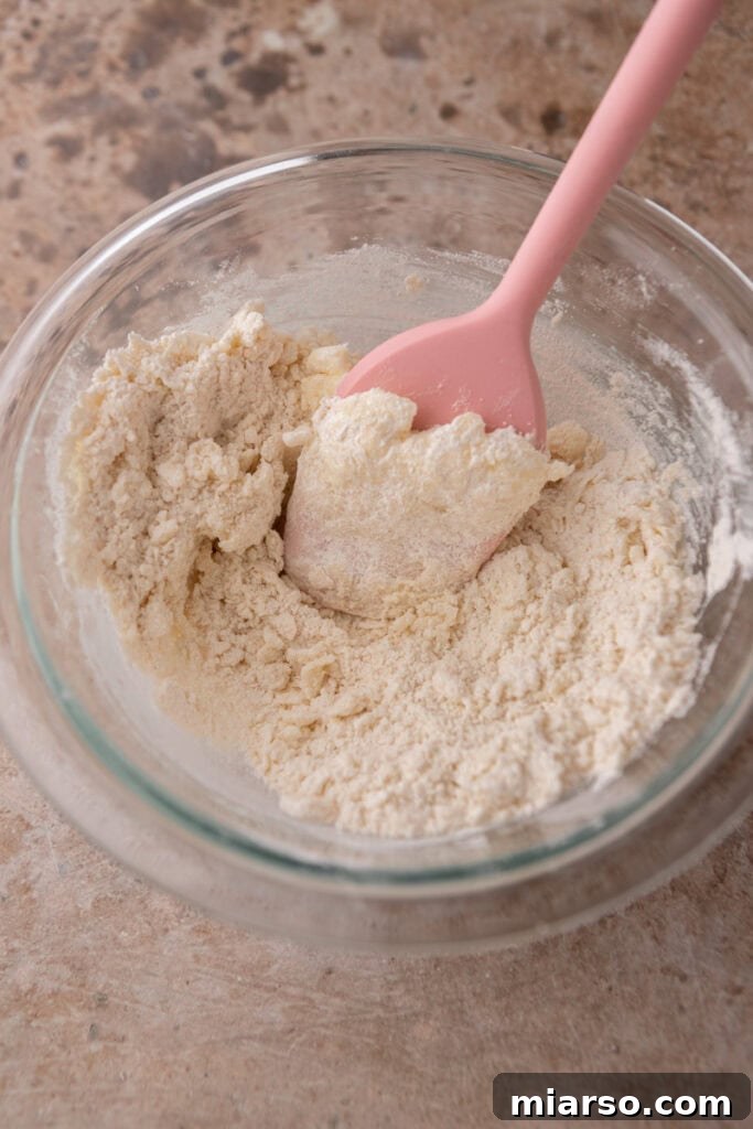 unmixed ingredients in a bowl