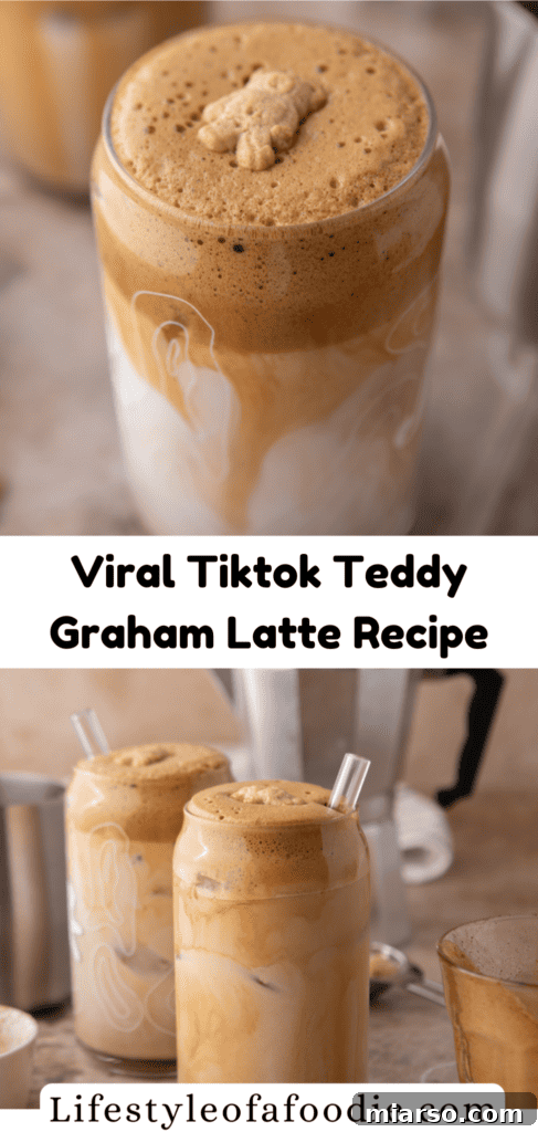 Viral Tiktok Teddy Graham Latte Recipe