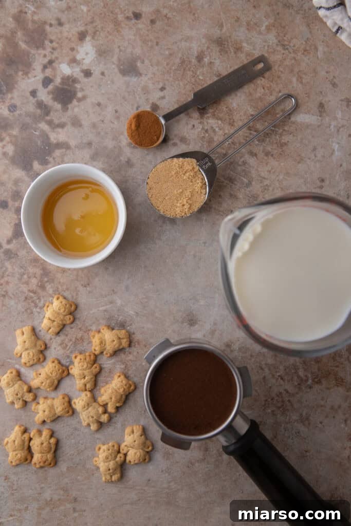 overhead teddy graham latte ingredients