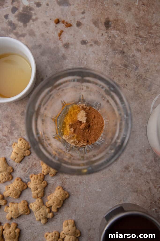 ingredients in a cup