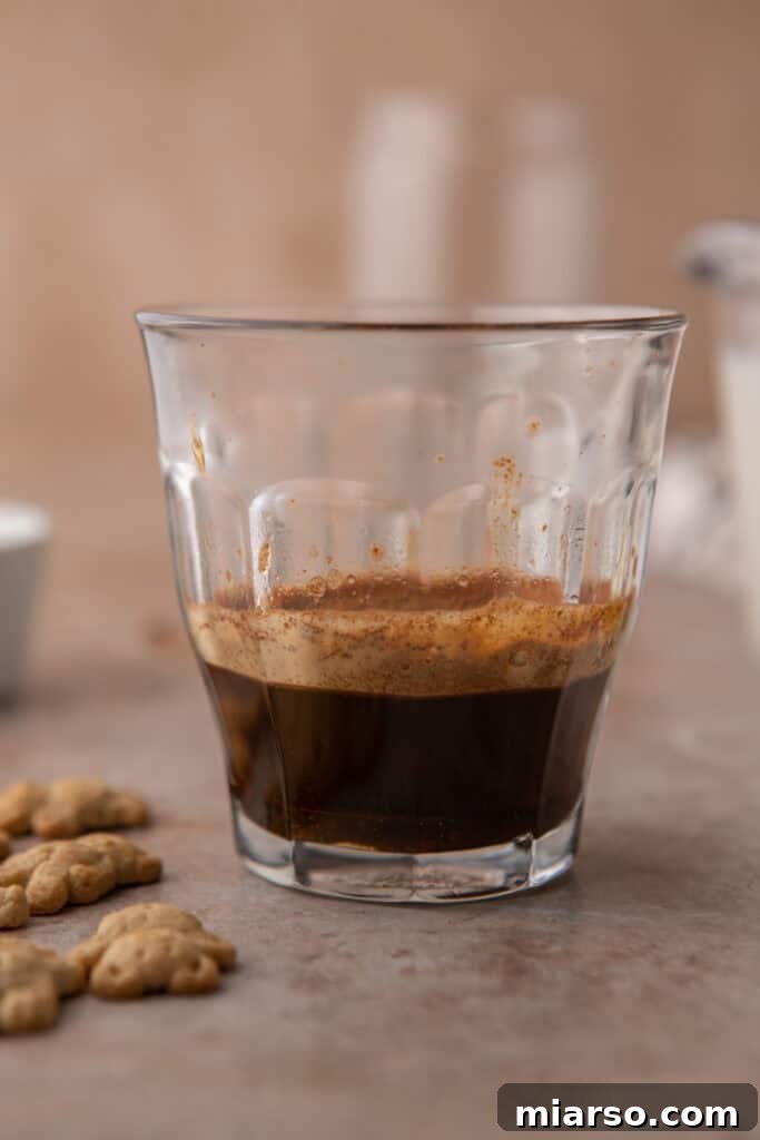 espresso in a cup