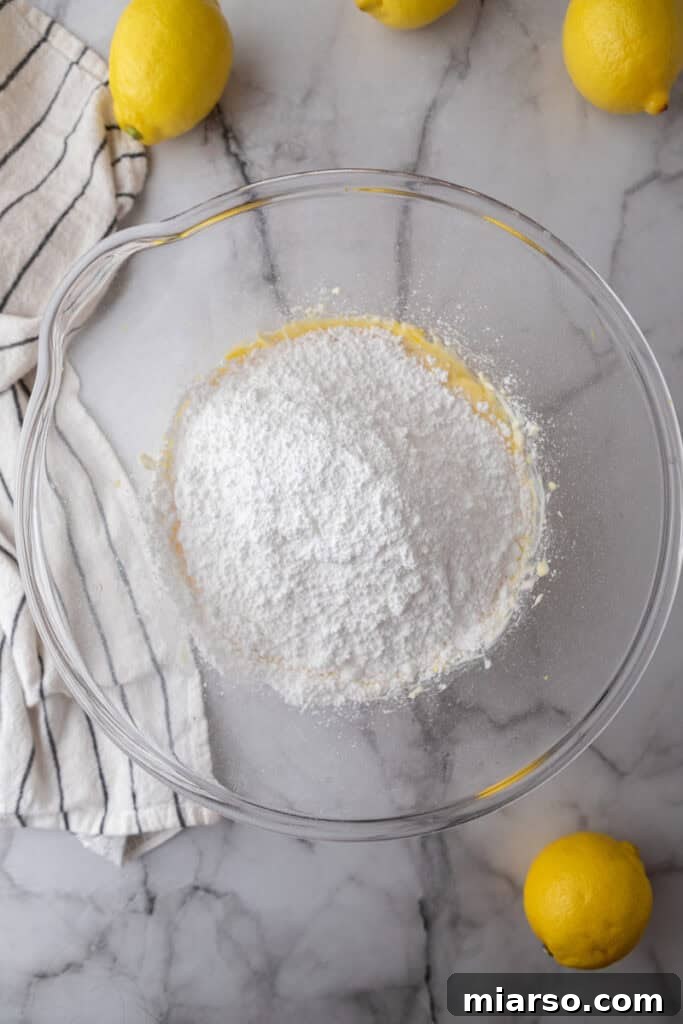 unmixed ingredients in a bowl