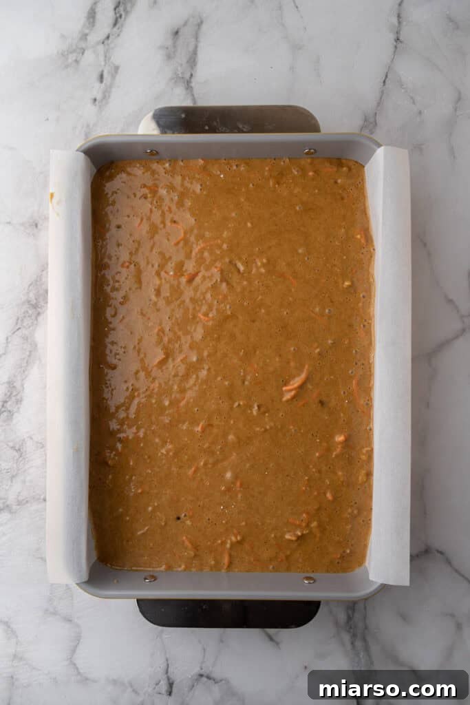 batter in a pan