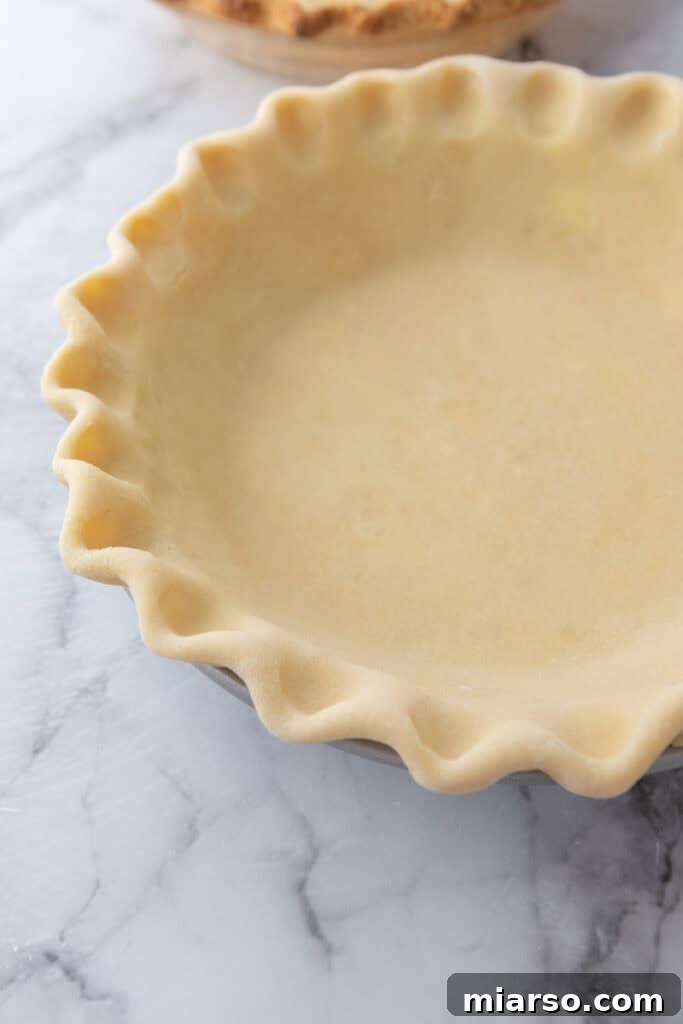 Perfect Flaky Sourdough Discard Pie Crust 2 a raw Sourdough Discard Pie Crust Recipe