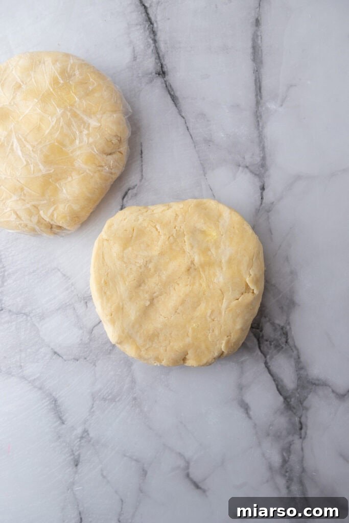 Perfect Flaky Sourdough Discard Pie Crust 21 pie dough on a surface